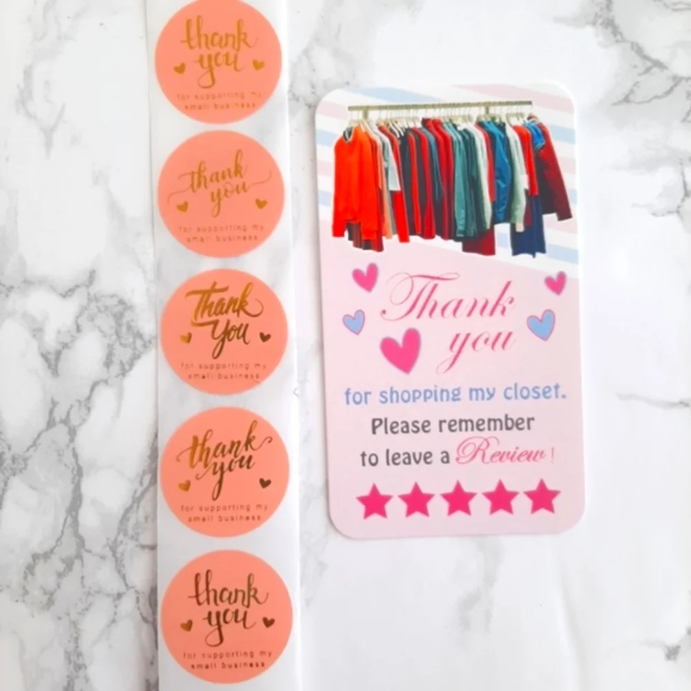 Thank You Cards and Stickers